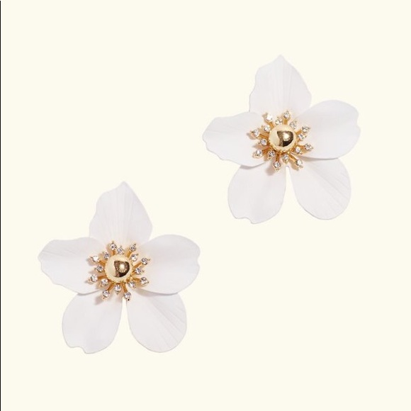 Lilly Pulitzer Jewelry - Lilly Pulitzer oversized orchid earrings